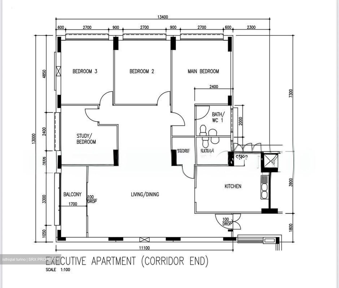 Blk 542 Serangoon North Avenue 4 (Serangoon), HDB Executive #529560151